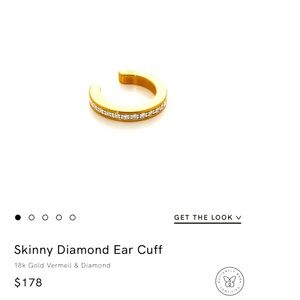 Monica Vinader Skinny Diamond Ear Cuff